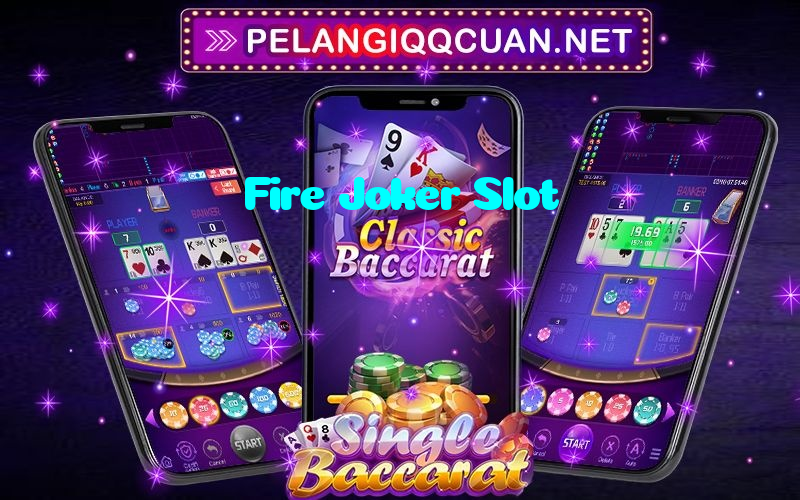 Fire Joker Slot casino presented on mobile device in Pakistan with slots and live games